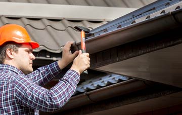 gutter repair Witham On The Hill, Lincolnshire